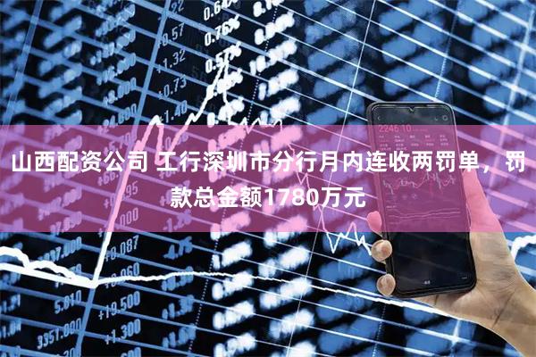 山西配资公司 工行深圳市分行月内连收两罚单，罚款总金额1780万元