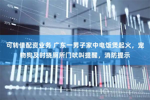 可转债配资业务 广东一男子家中电饭煲起火，宠物狗及时挠厕所门吠叫提醒，消防提示